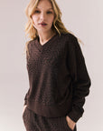 Florie Leopard Pullover Womens chaserbrand