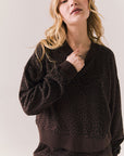 Florie Leopard Pullover Womens chaserbrand