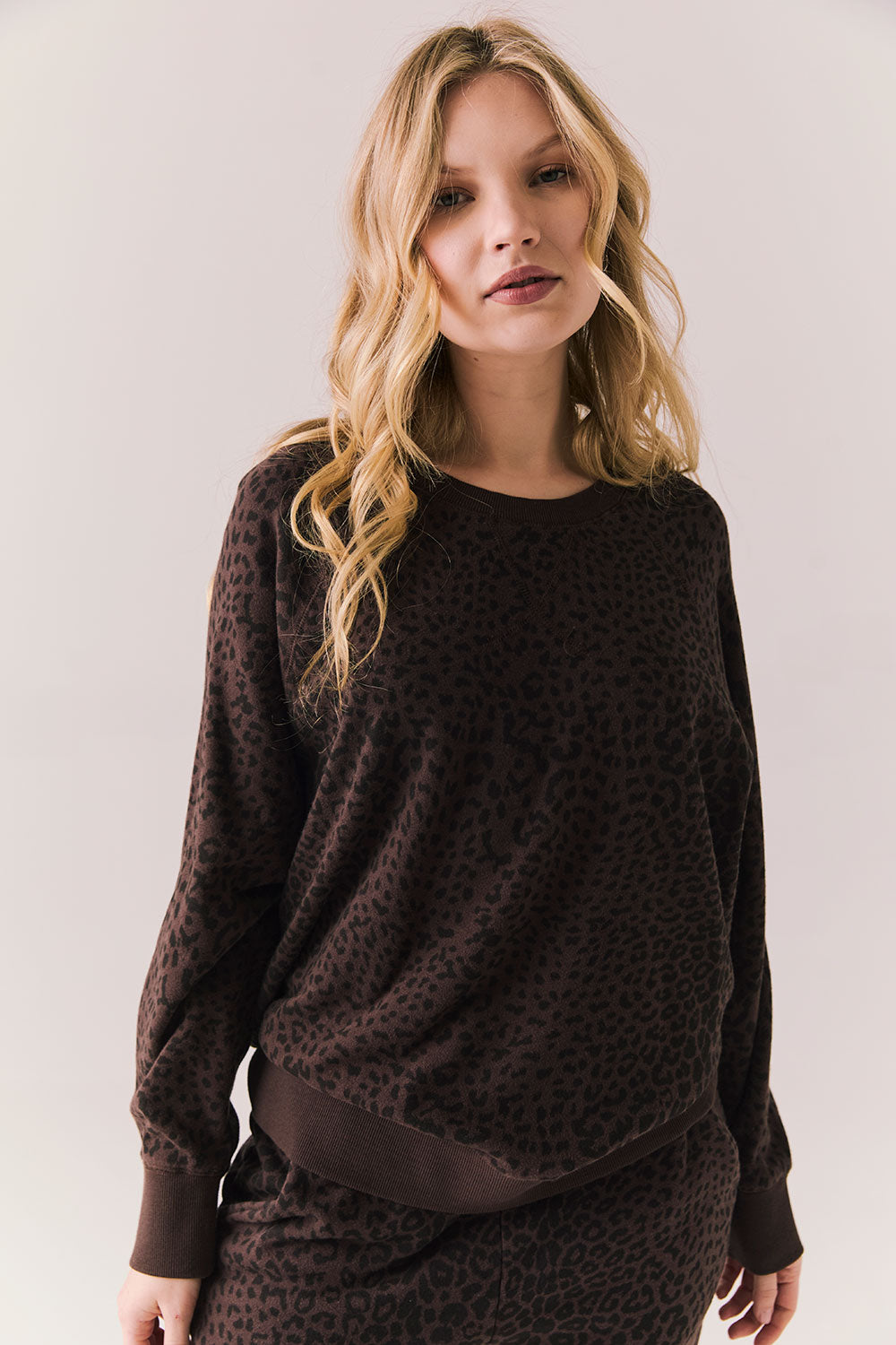 Valentine Leopard Pullover Womens chaserbrand