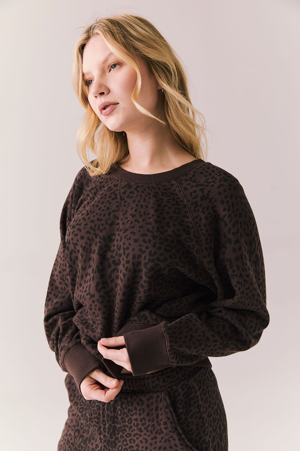 Valentine Leopard Pullover Womens chaserbrand