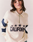 California Stars Half Zip Womens chaserbrand