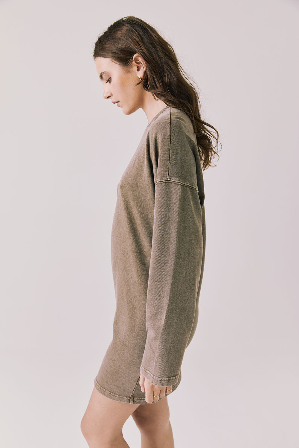 Margarita Ginger Brown Mini Dress Womens chaserbrand