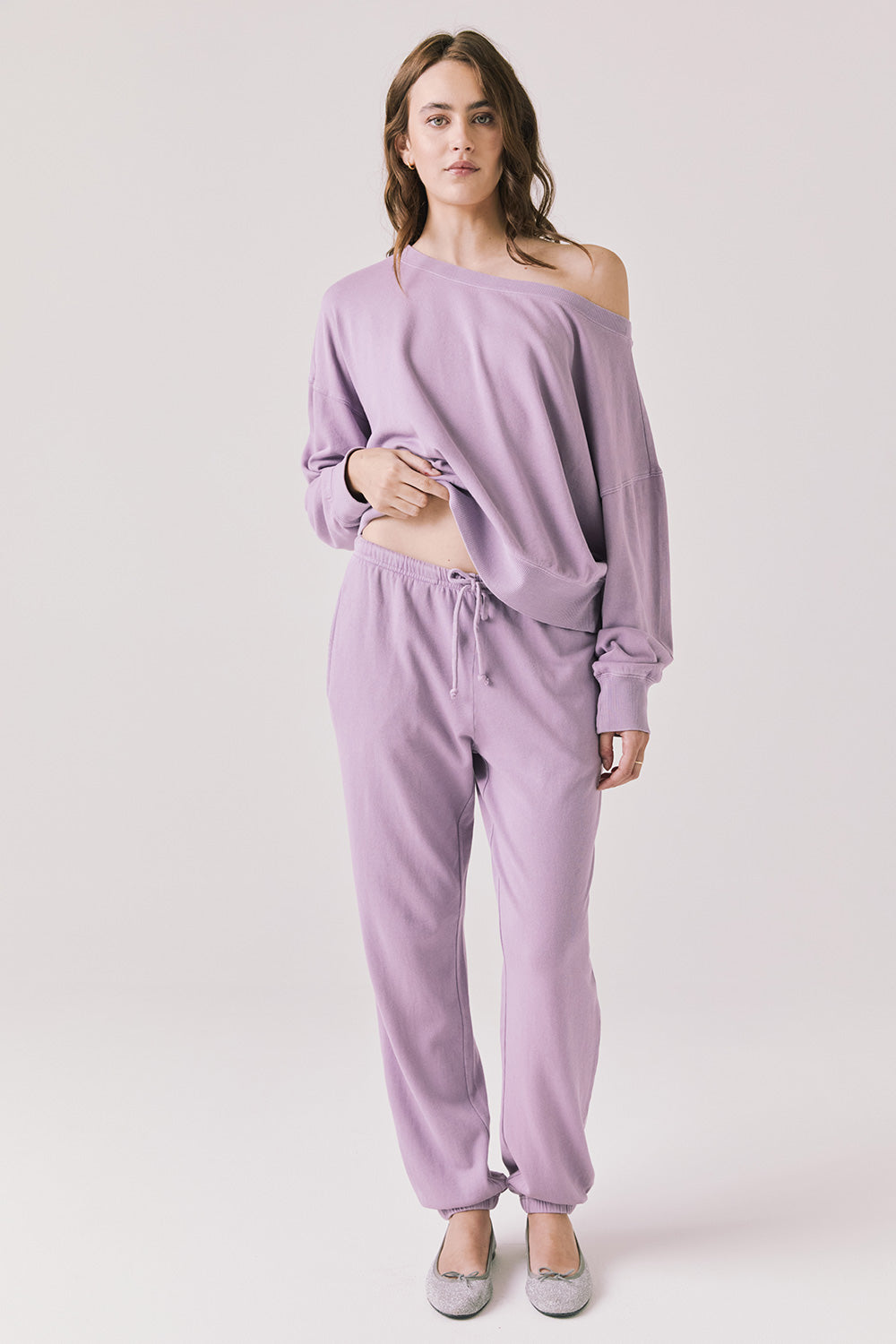 Manhattan Purple Amethyst Joggers Womens chaserbrand