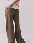 Back view of the Chaser Layover Jogger in Cognac Wash highlighting the relaxed fit and casual lounge styling