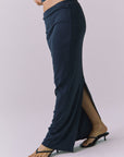 Womens Allure Navy Maxi Skirt chaserbrand