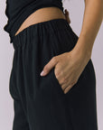 Womens Lee Black Trousers chaserbrand