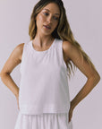 Womens Riley White Top chaserbrand