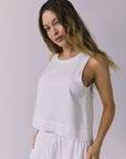 Womens Riley White Top chaserbrand