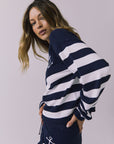 Womens Anchor Stripe Long Sleeve chaserbrand