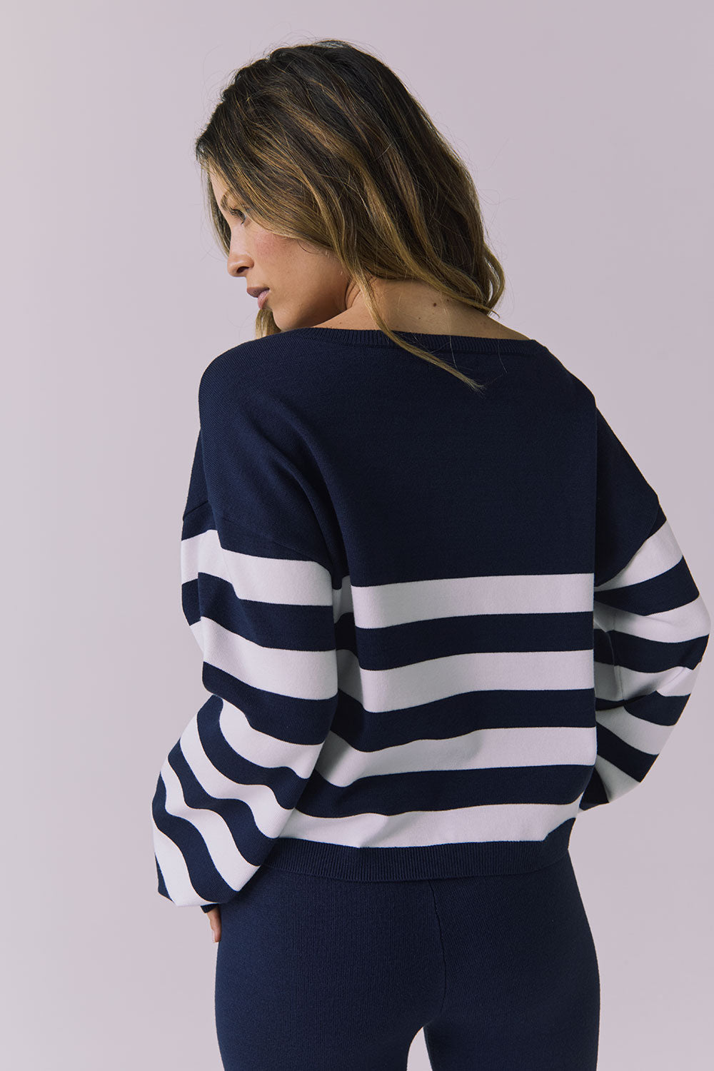 Womens Anchor Stripe Long Sleeve chaserbrand
