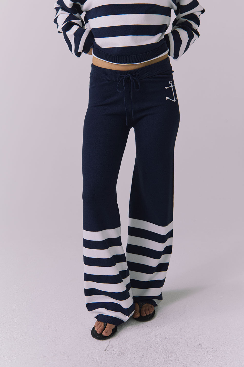 Womens Anchor Stripe Pants chaserbrand