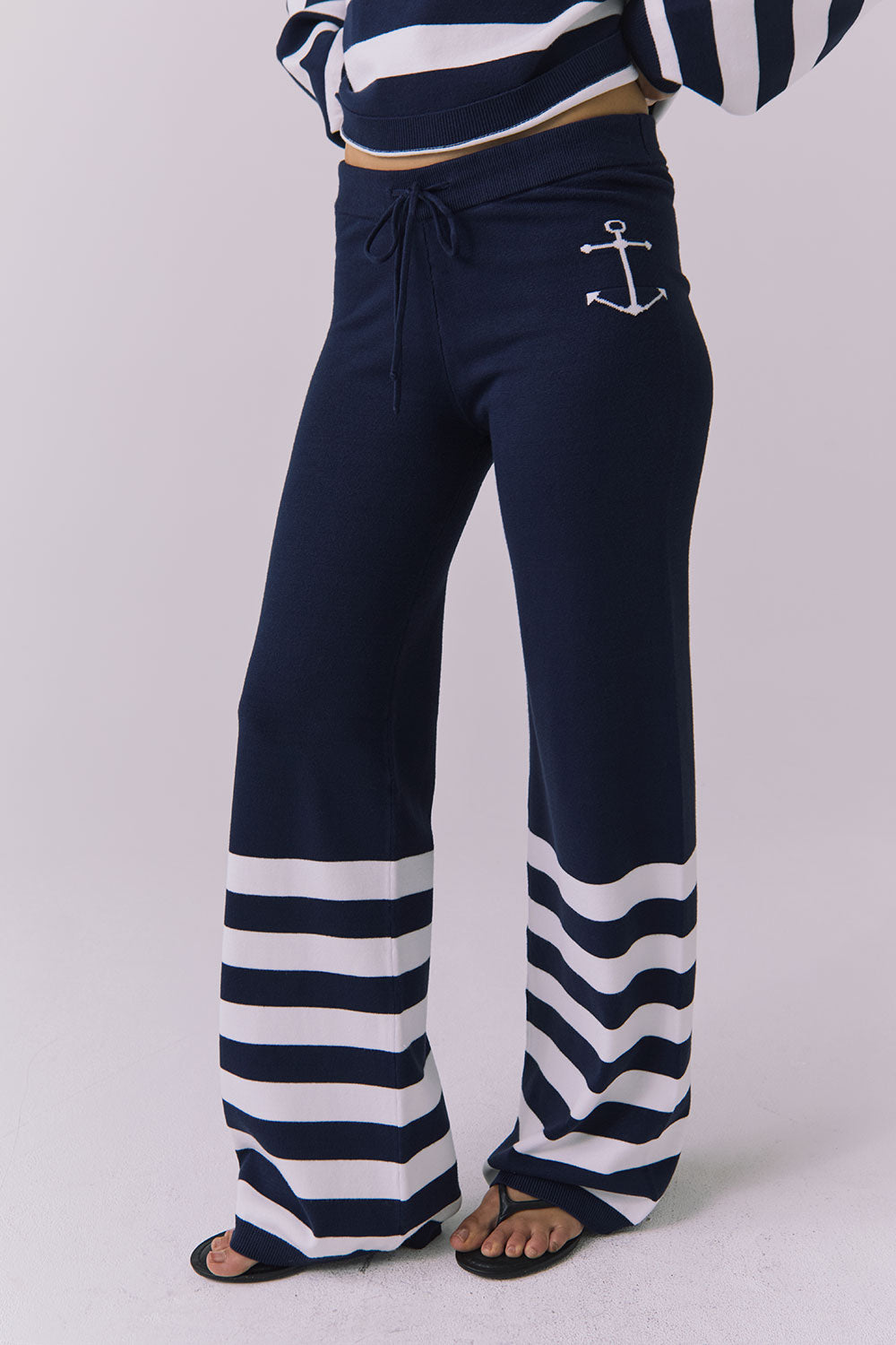 Womens Anchor Stripe Pants chaserbrand