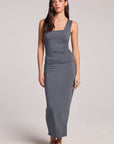 Womens Catch Future Grey Midi Skirt chaserbrand