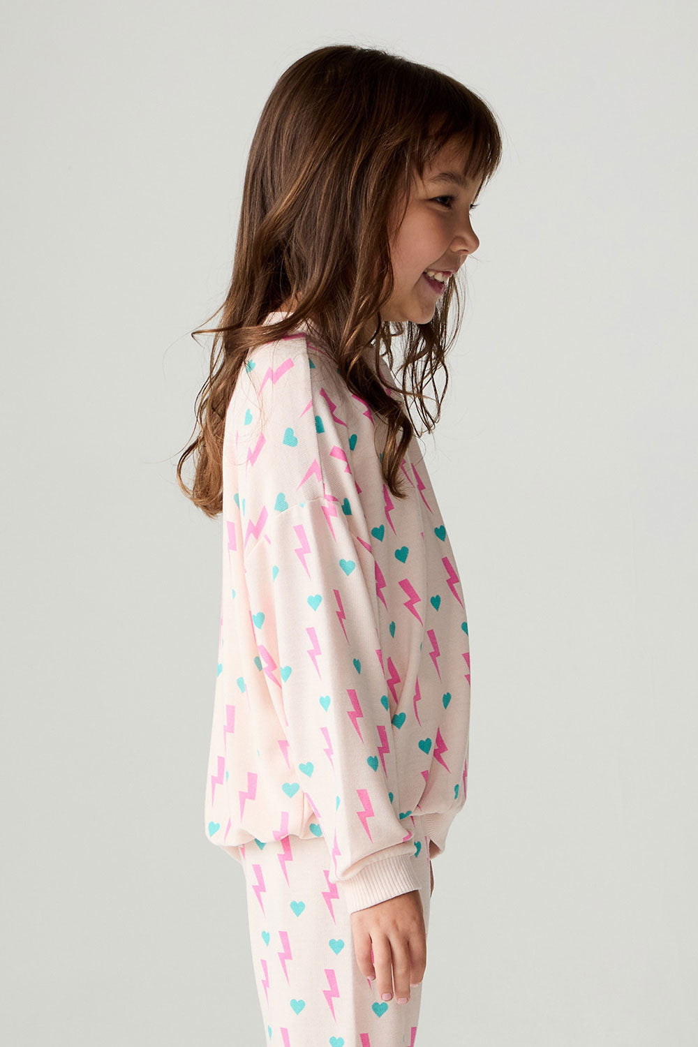 Girls Bolt Hearts Girls Tee chaserbrand