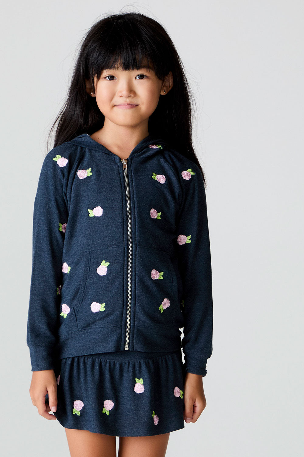 Allover Rose Buds Hoodie Girls chaserbrand