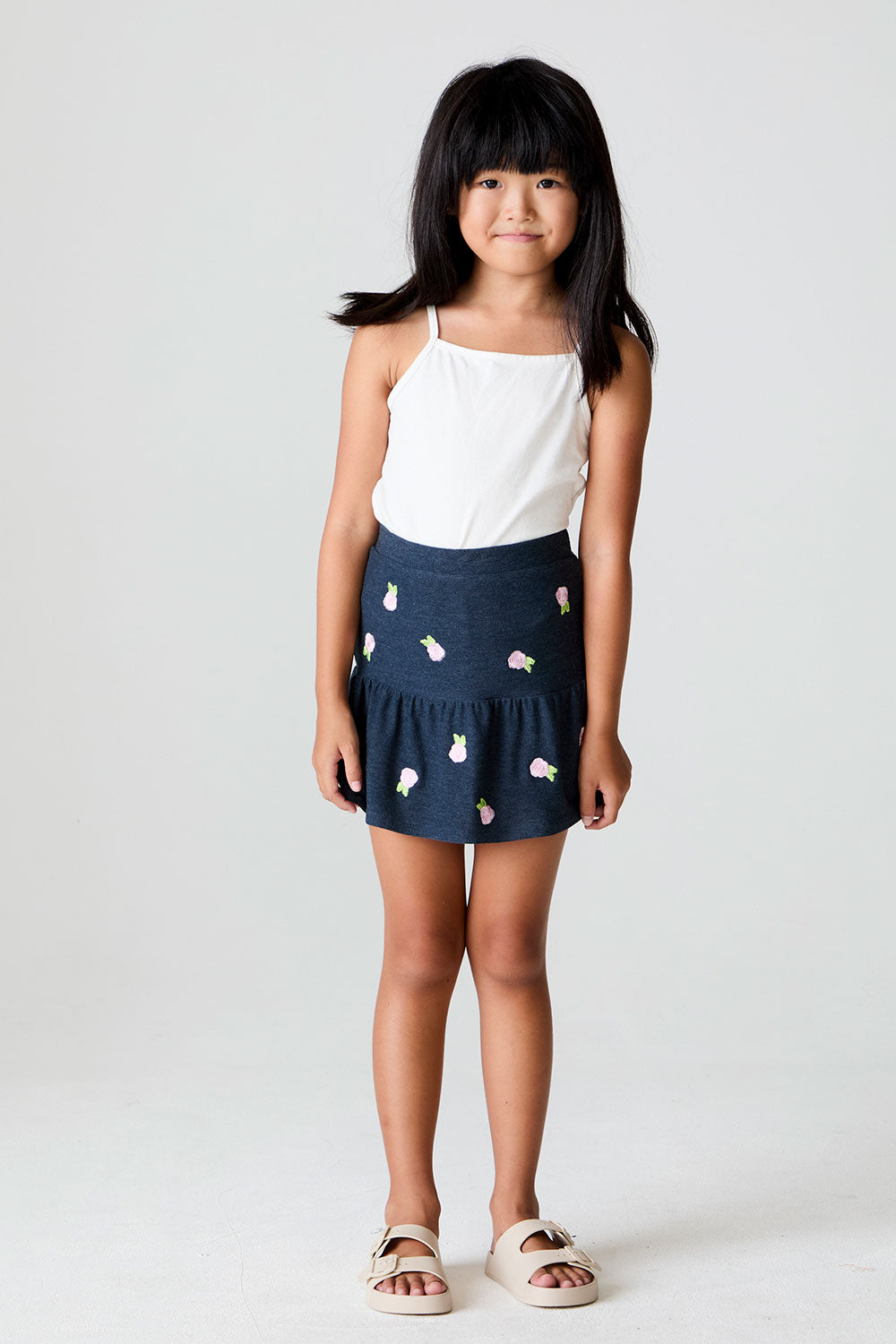 Allover Rose Buds Skirt Girls chaserbrand