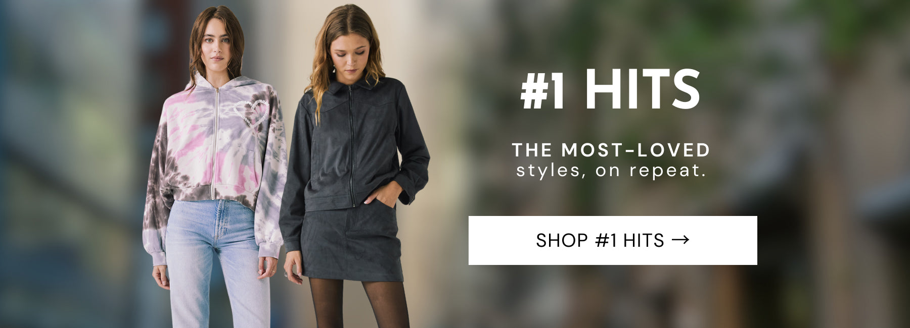 Chaser best-selling women’s styles featured in the #1 Hits collection with effortless silhouettes and everyday edge