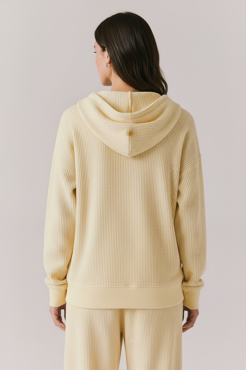 Back View - Panna Cotta Hoodie
