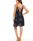 BEADED STARS STRAPPY MINI DRESS WOMENS chaserbrand