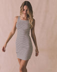 Capri Daitime Stripe Mini Dress Womens chaserbrand