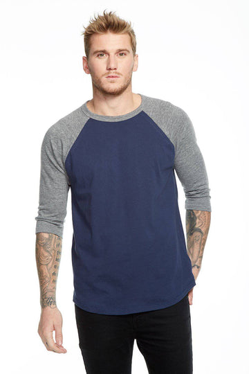 MENS BLOCKED 3/4 RAGLAN TEE MENS chaserbrand