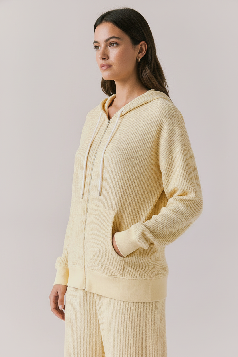 Side View - Panna Cotta with White Ties