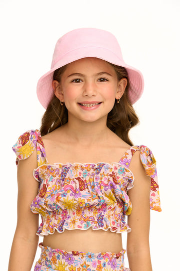 Owen Pale Pink Bucket Hat GIRLS chaserbrand