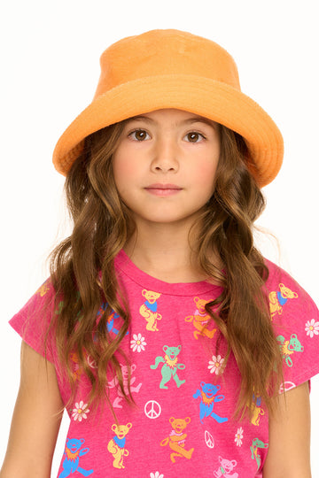 Owen Tangerine Bucket Hat GIRLS chaserbrand
