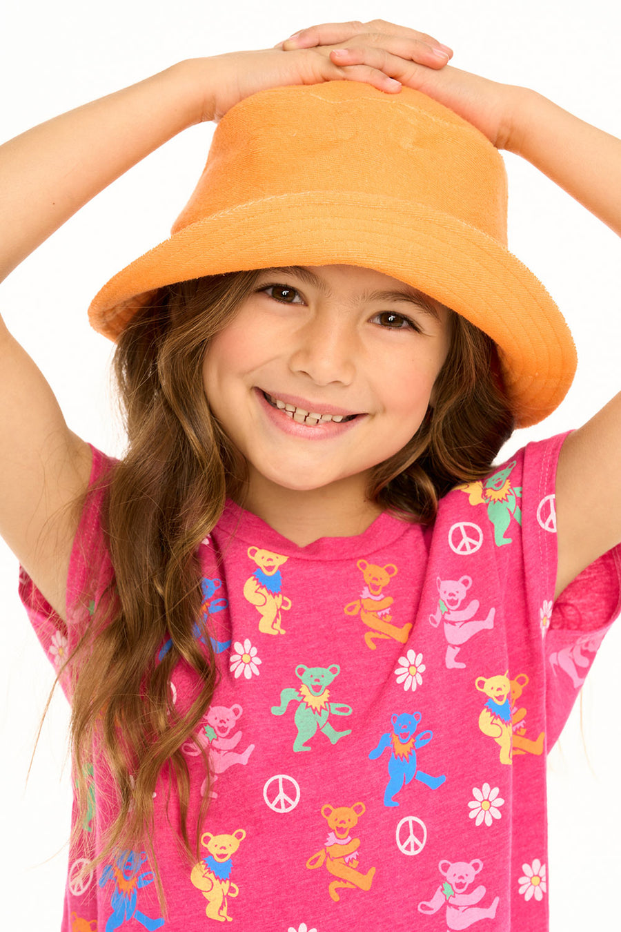 Owen Tangerine Bucket Hat GIRLS chaserbrand