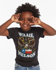 Willie Nelson Born For Trouble Boys Tee Boys chaserbrand