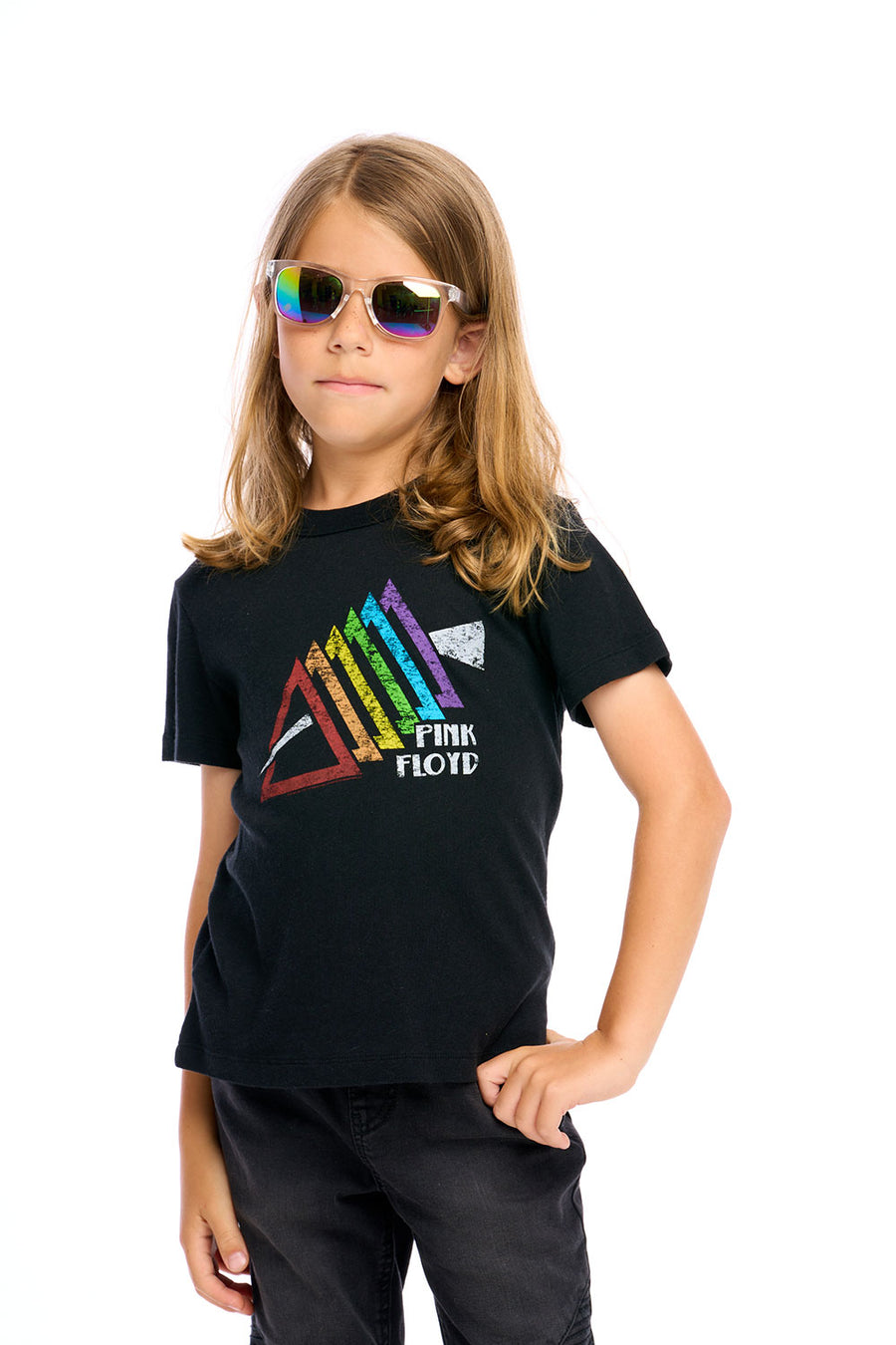Pink Floyd - Rainbow 3D Logo Boys chaserbrand