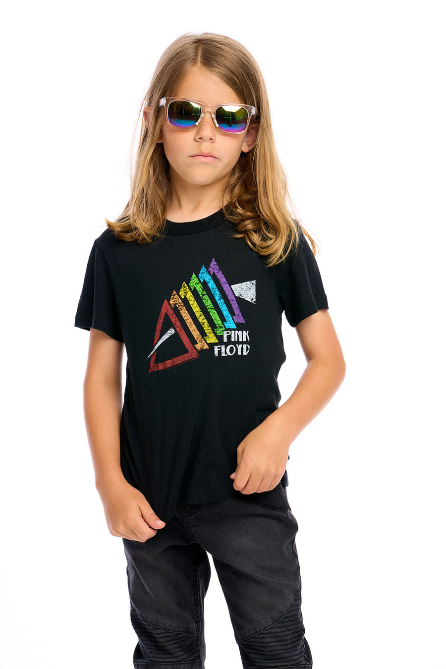 Pink Floyd - Rainbow 3D Logo Boys chaserbrand