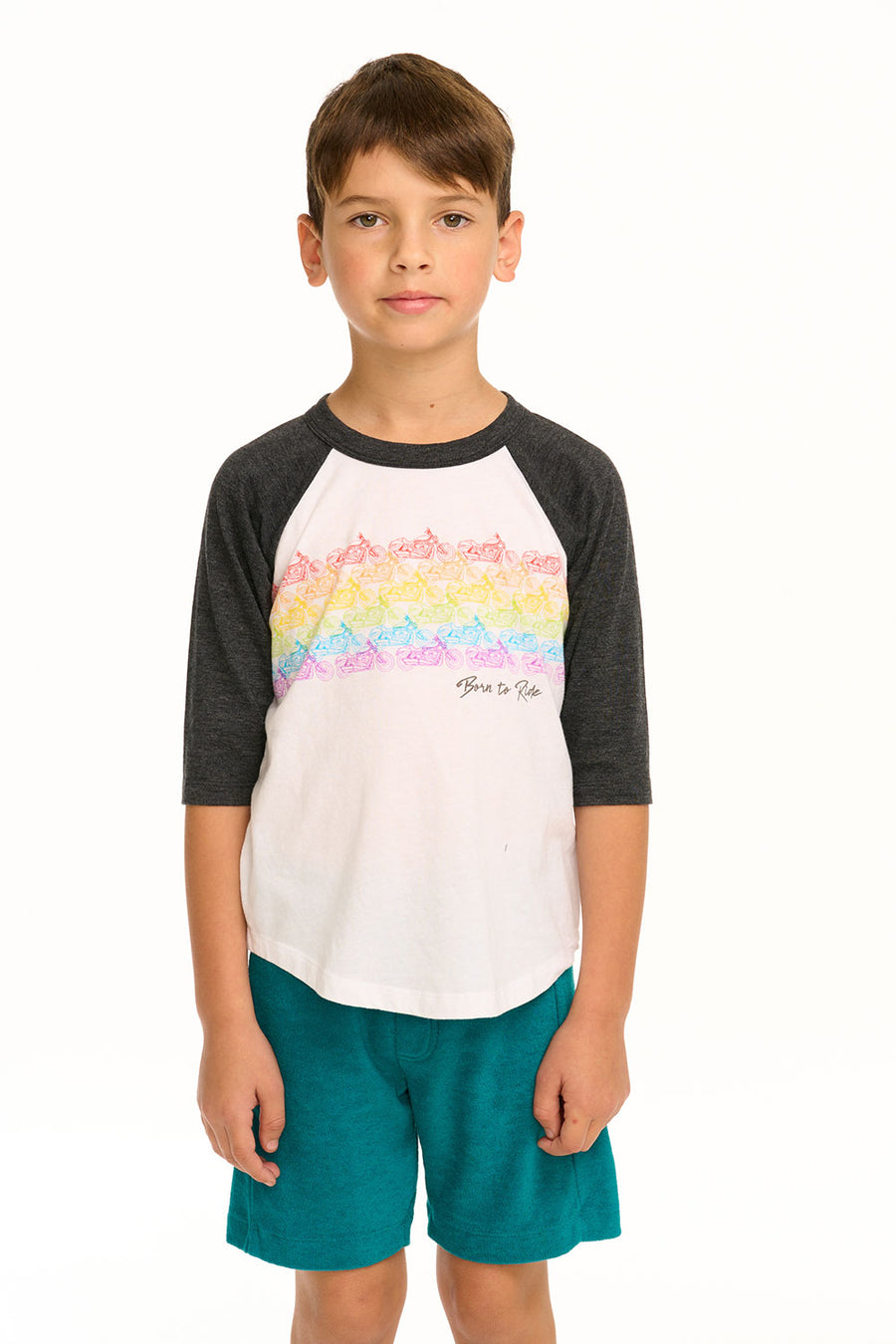 Born To Ride Baseball Tee BOYS chaserbrand