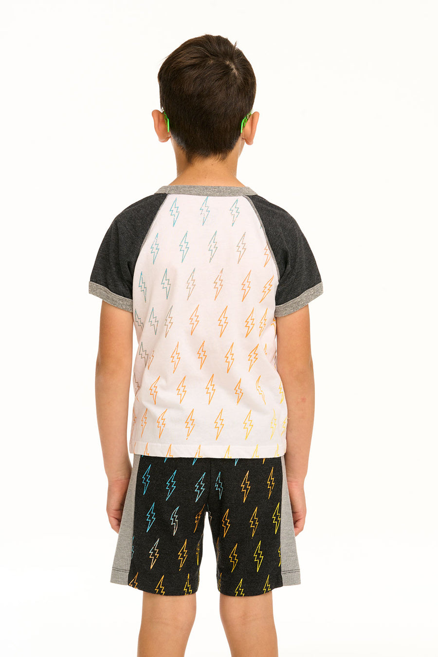 Gradient Bolts Recycled Vintage Jersey Tee BOYS chaserbrand