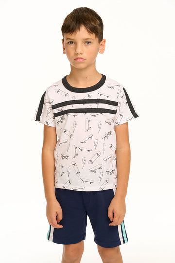 Skateboard Lightning Bolts Tee BOYS chaserbrand
