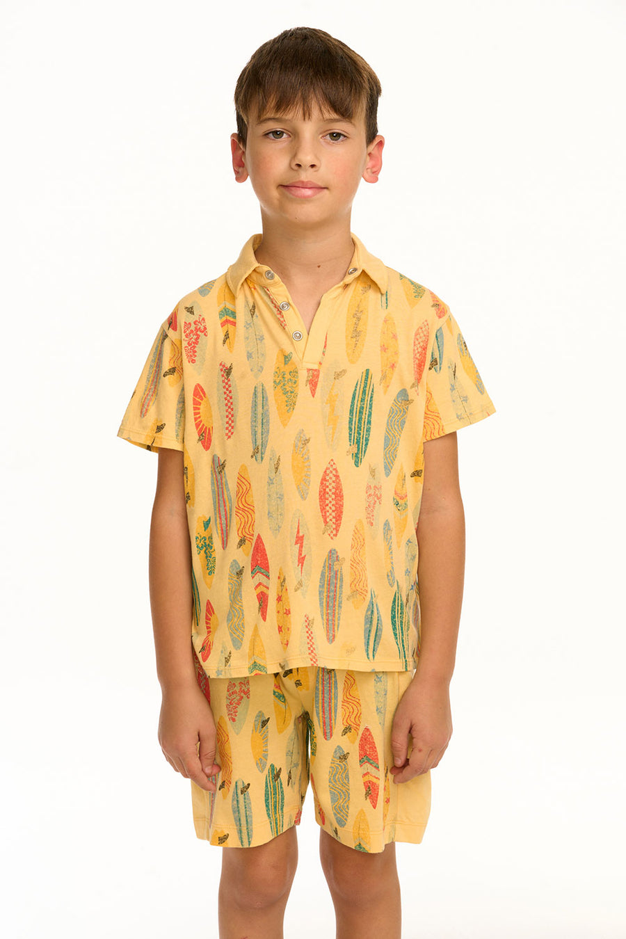 Surfboards Button Up Tee BOYS chaserbrand
