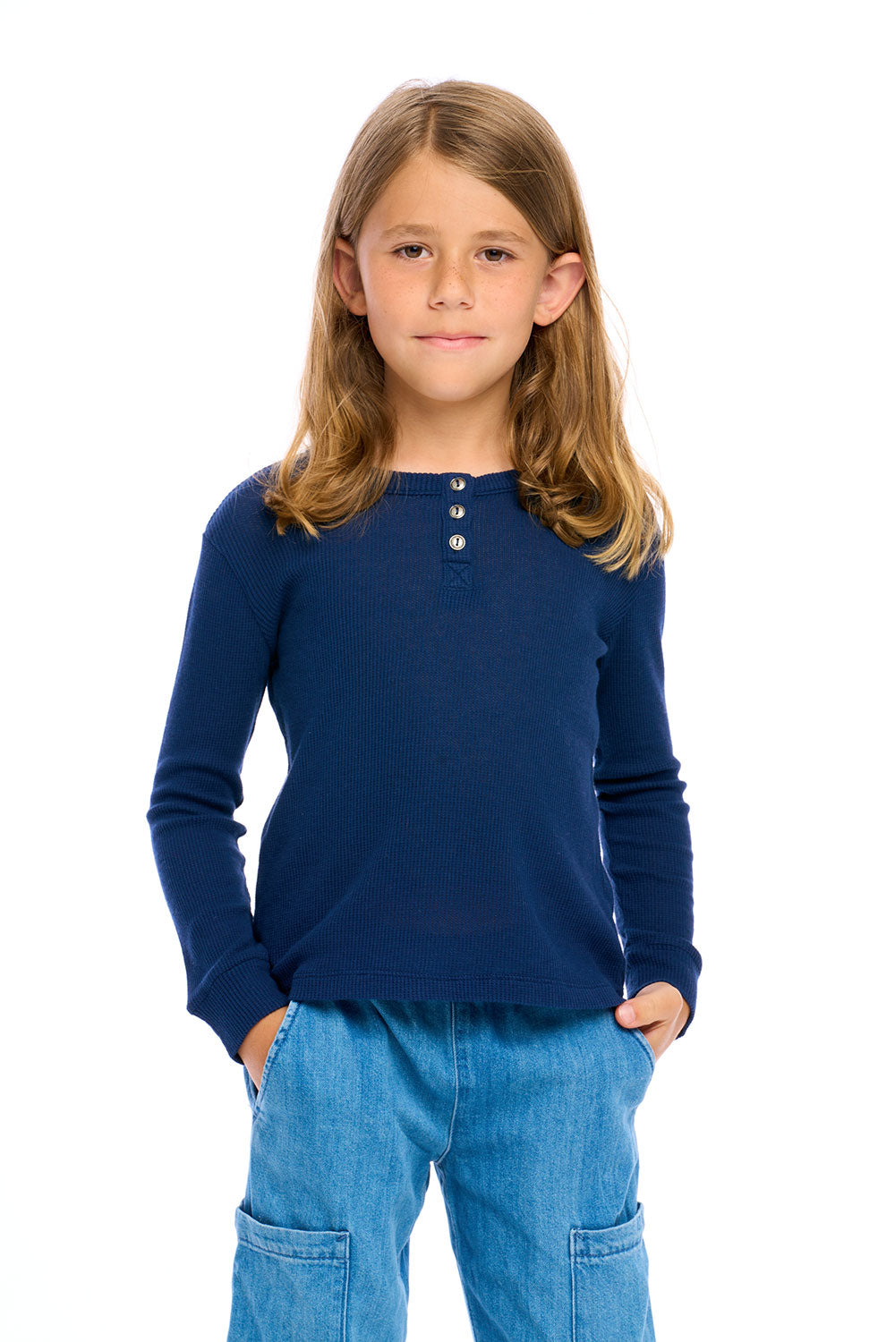 Boys Thermal Long Sleeve Henley Boys chaserbrand