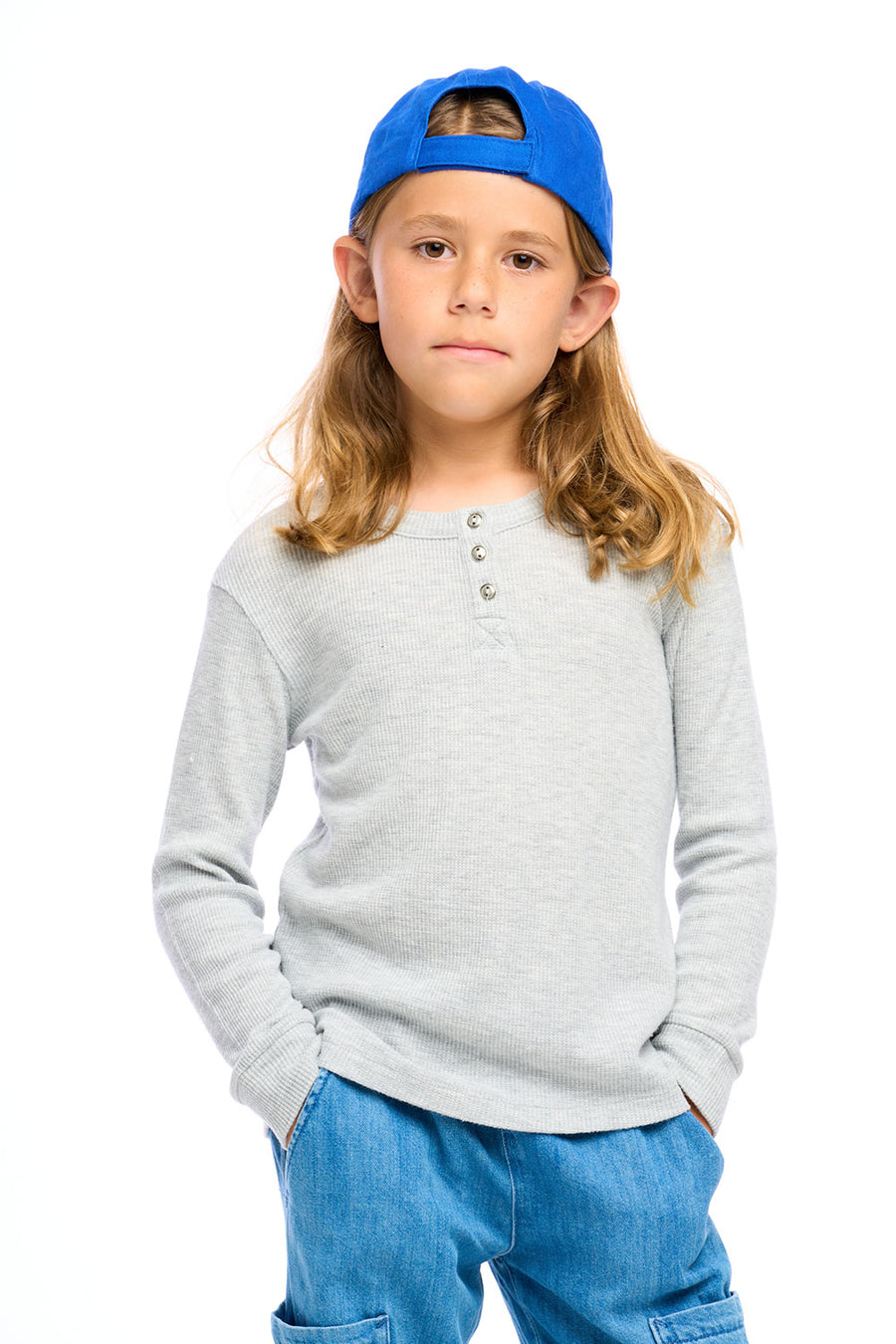 Boys Thermal Long Sleeve Henley Boys chaserbrand