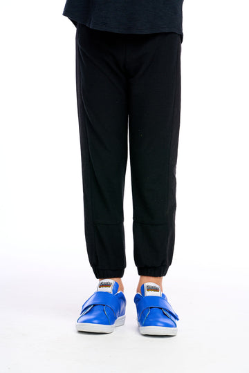 Cozy Knit Poplin Blocked Track Pant Boys chaserbrand
