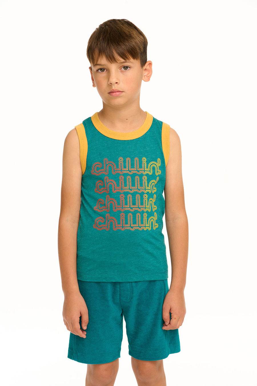 Chillin' Recycled Vintage Jersey Tank BOYS chaserbrand