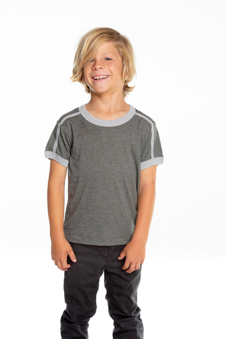 Boys Recycled Vintage Jersey Contrast Binding Short Sleeve Tee BOYS - chaserbrand