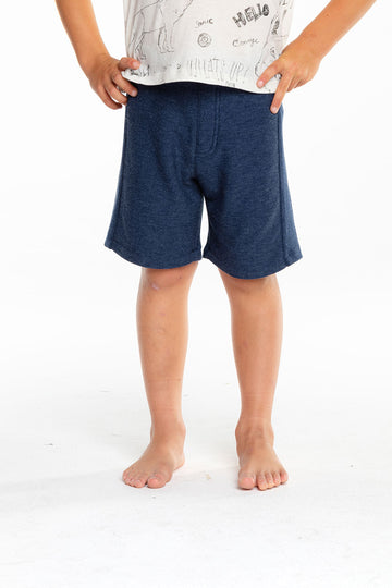 Boys Cozy Knit Rib Panel Shorts BOYS - chaserbrand