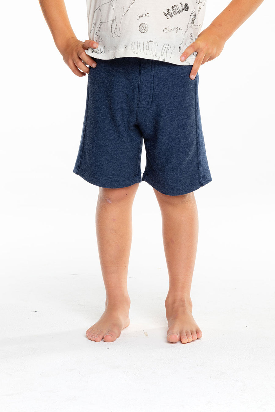 Boys Cozy Knit Rib Panel Shorts BOYS - chaserbrand