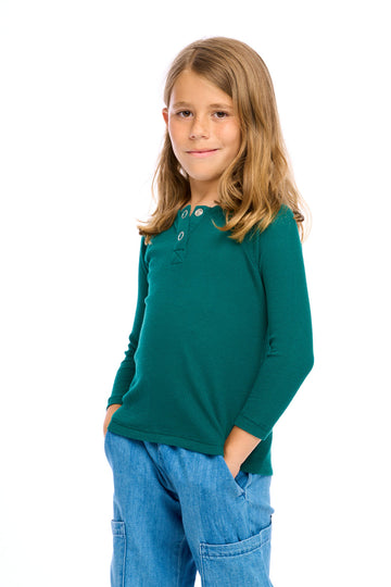 Thermal Long Sleeve Raglan Henley Boys chaserbrand