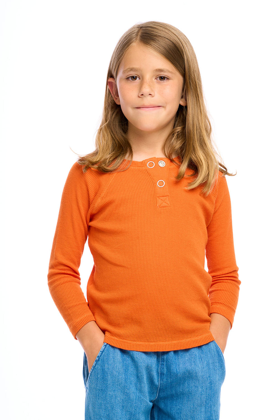 Thermal Long Sleeve Raglan Henley Boys chaserbrand