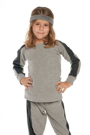 Boys Rpet Bliss Knit Long Sleeve Paneled Raglan Pullover BOYS - chaserbrand