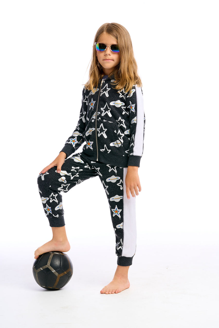 Graffiti Saturn Zip Up Hoodie Boys chaserbrand