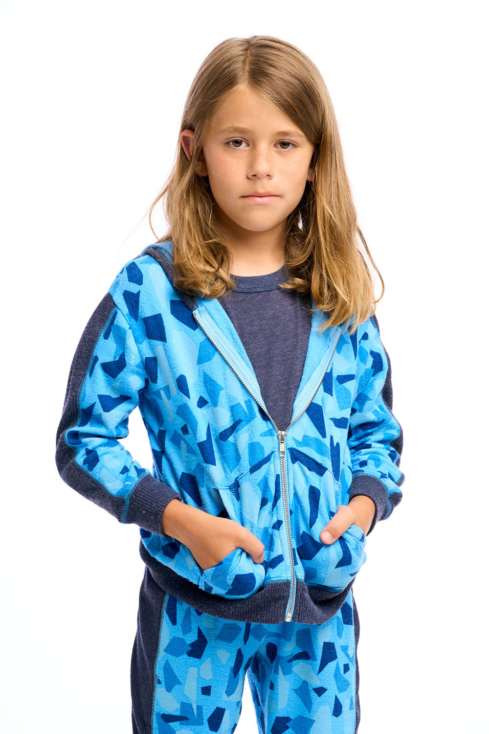 Boys Camo Zip Up Hoodie Boys chaserbrand