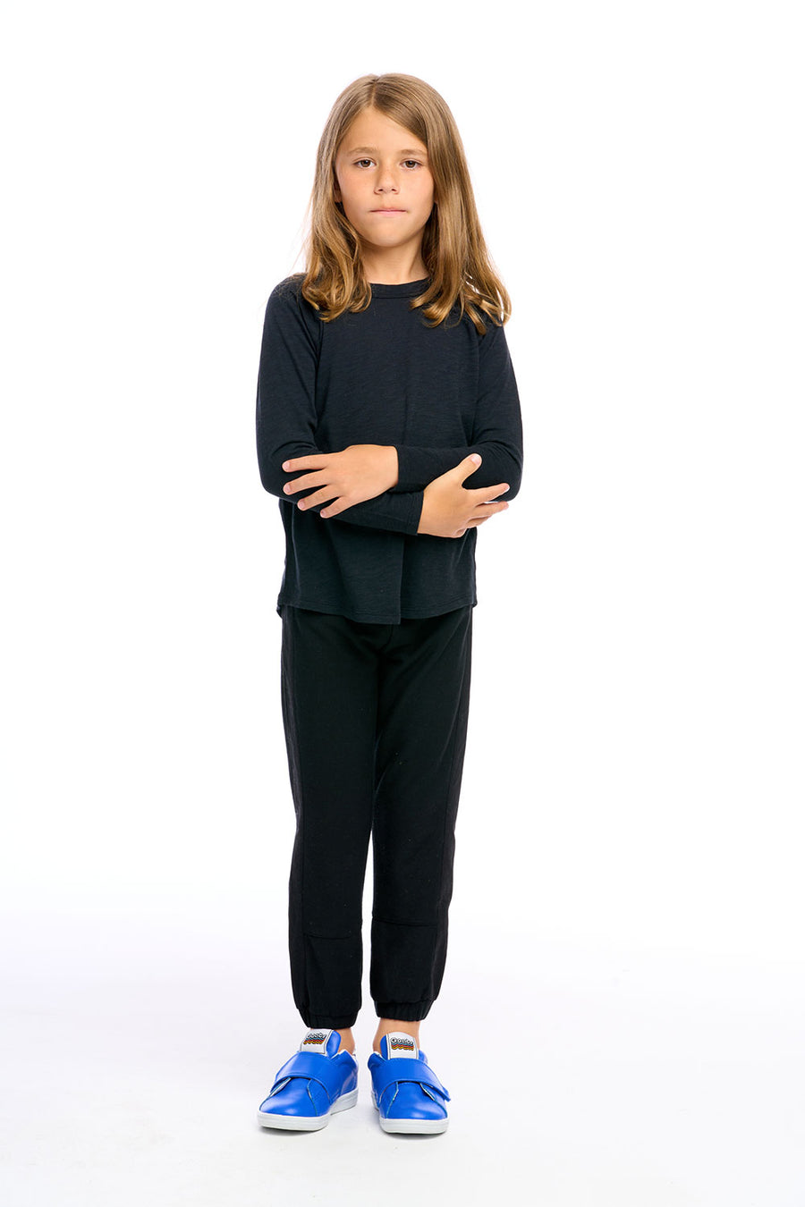 Gauze Jersey Long Sleeve Blocked Raglan Baseball Tee Boys chaserbrand