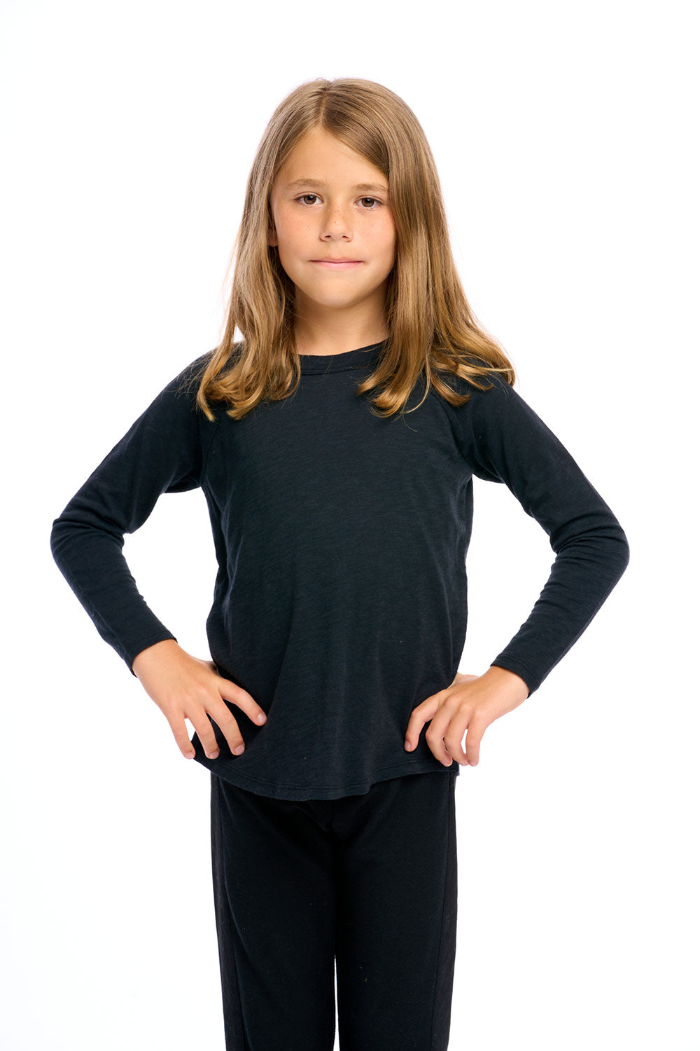 Gauze Jersey Long Sleeve Blocked Raglan Baseball Tee Boys chaserbrand